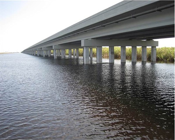 Image of a bridge over a body of water